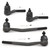 eClassics 1962-1963 Mercury Meteor Inner and Outer Tie Rod End Kit For Manual Steering Driver and Passenger Side