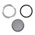 eClassics 1977-1978 GMC K35 Pickup Truck Fuel Tank Block Off Plate Lock-Ring Style For 3-5/8" Opening