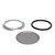 eClassics 1987-1988 Chevrolet R20 Pickup Truck Fuel Tank Block Off Plate Lock-Ring Style For 3-5/8" Opening