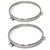 eClassics 1955-1956 Mercury Montclair Headlight Retaining Ring 7" Diameter 5/8" Wide Pair