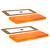 eClassics 1971-1973 International Harvester 1310 Pickup Truck Turn Signal Parking Light Lens Kit Amber Pair
