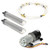 ACP FM-EM001 1971 Ford Mustang Convertible Top Motor Pump KIT - Cylinders, Hoses