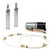 eClassics 1970-1971 Plymouth Barracuda Convertible Top Motor Pump KIT - Cylinders, Hoses