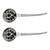 eClassics 1964 Ford Custom Inside Door Handle Pair