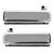 eClassics 1982-1988 Ford Thunderbird Outside Door Handle Chrome PAIR