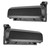 eClassics 1983-1992 Ford Ranger Outside Door Handle Black Metal Pair