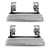eClassics 1973-1979 Ford F-250 Pickup Truck Outside Door Handle Chrome PAIR