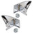 eClassics 1973-1979 Ford F-350 Pickup Truck Inside Door Handle Chrome PAIR