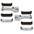 eClassics 1970-1972 GMC Jimmy Radiator Mounting Brackets Upper/Lower PAIR For 3.25 Inch Thick Tanks