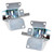 eClassics 1981-1986 GMC K2500 Pickup Truck, 1988-1991 GMC K2500 Pickup Truck Inside Door Handle PAIR