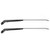 eClassics 1975-1978 GMC K25 Pickup Truck Windshield Wiper Arm Black PAIR