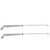 eClassics 1975-1978 GMC K35 Pickup Truck Windshield Wiper Arm Silver PAIR