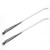 eClassics 1973-1974 GMC C35/C3500 Pickup Truck Windshield Wiper Arm Silver PAIR