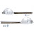eClassics 1965 Ford Mustang Fog Light Bar Pair