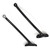eClassics 1954-1954 Chevrolet 1500 Pickup Truck Outside Mirror Bracket Black PAIR