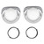 eClassics 1955-1957 GMC Truck, 1955-1957 Chevrolet Truck Headlight Bezel Chrome PAIR