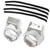 eClassics 1970-1972 GMC Jimmy A/C Air Dash Vent Bezel Chrome PAIR