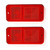 eClassics 1968-1972 Chevrolet C20 Pickup Truck Side Marker Lens Red Without Trim PAIR