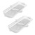 eClassics 1960-1962 GMC 2500 Series Pickup Truck Parking Light Lens Clear Pair