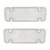 eClassics 1971-1972 Chevrolet C30 Pickup Truck Parking Light Lens Clear Pair