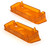 eClassics 1971-1972 Chevrolet K20 Pickup Truck Parking Light Lens Amber Pair