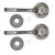 eClassics 1954-1954 Buick Skylark Inside Door Handle PAIR