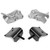 eClassics 1964-1965 Mercury Comet Frame-Side Engine Mount Bracket Set Upper & Lower V8