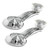 eClassics 1975-1976 GMC K15 Truck Window Handle Clear Knob Pair