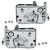 eClassics 1971-1973 Ford Mustang Door Latch Assembly Pair