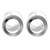 eClassics 1965-1967 Chevrolet Corvette Window Crank Handle Bezel Pair