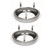eClassics 1965-1967 Chevrolet Corvette Window Crank Handle Bezel Pair