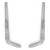 eClassics 1967 Ford Mustang Seat Side Molding Pair