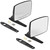 eClassics 1975-1979 Ford F-150 Truck Outside Mirror Satin Black Pair