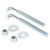 ACP FC-JB001 1975-1979 Ford F-150 Truck Fuel Tank Strap J-Bolt Set 5.5"