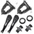 eClassics 1967 Mercury Cougar Upper & Lower Control Arm Set With Coil Spring Mounting Kit
