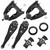 eClassics 1970-1971 Ford Maverick Upper & Lower Control Arm Set With Coil Spring Mounting Kit