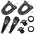 eClassics 1964-1966 Ford Mustang Upper & Lower Control Arm Set With Coil Spring Mounting Kit