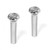 eClassics 1968-1970 Chevrolet El Camino Door Lock Knob Ribbed Chrome Pair