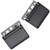 eClassics 1968 Ford Custom Inside Door Handle Black Primer Pair