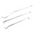 eClassics 1967-1968 Mercury Cougar Door Lock Rod Set Passenger Side