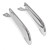 eClassics 1964-1966 Ford Mustang Rear Bumper Guard Chrome Pair