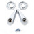 eClassics 1968-1971 Ford LTD Seat Latch Handle Set With Flat Bezels