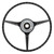 eClassics 1967 Ford Mustang Steering Wheel 3-Spoke Black