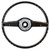eClassics 1968-1969 Mercury Cougar Steering Wheel 2-Spoke Black
