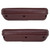 eClassics 1969-1970 Mercury Cougar Arm Rest Pad Standard Interior Dark Red Metallic Pair