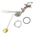 ACP FW-EF051 1969 Ford Mustang Fuel Sending Unit With Sensor 3/8" Stainless Steel