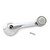 eClassics 1983-1986 Mercury Marquis Window Handle 5 Inch Long With Clear Knob Driver or Passenger Side