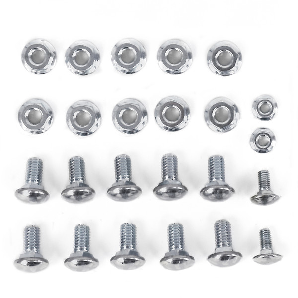 eClassics 1957-1960, 1964-1972 Ford F-100 Pickup Truck Bumper Bolt Kit Front and Rear 24 Pieces