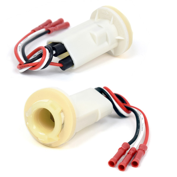 eClassics 1975-1986 Ford F-150 Pickup Truck Parking Or Tail Light Socket And Wiring Pigtail Pair