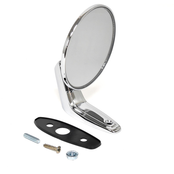 eClassics 1967-1970 Plymouth GTX Outside Mirror Round Fits Driver or Passenger Side